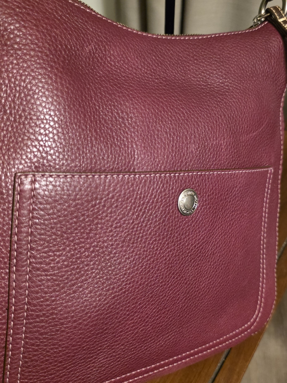 Coach NWT Chelsea Plum Soft Milled Leather F10891 - Picture 7 of 9